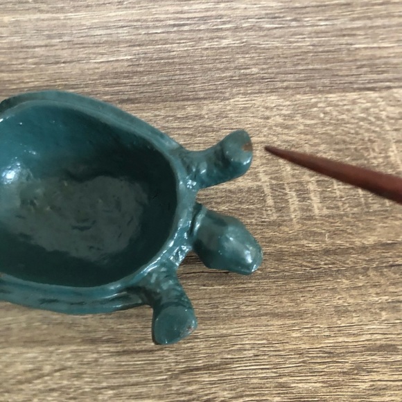 Vtg Cast Metal Turtle Paperweight - Picture 7 of 14